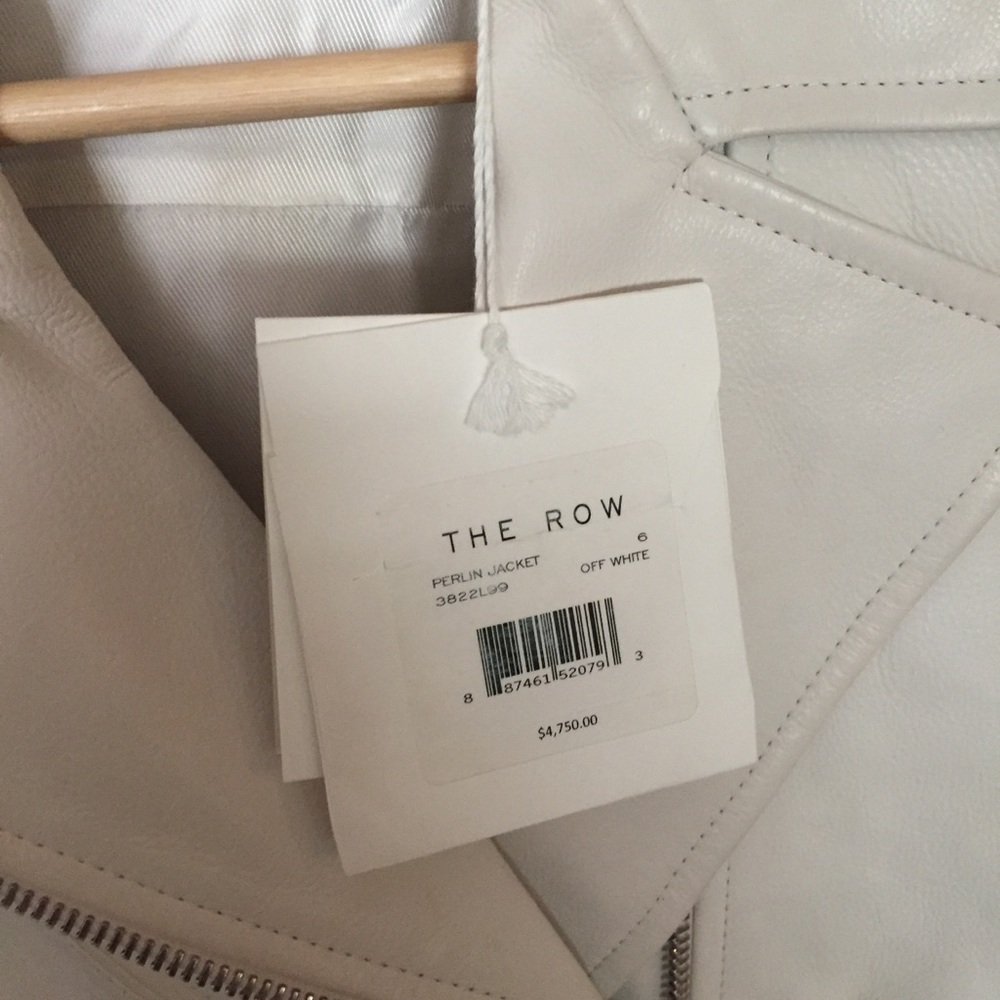 NEW NWT Authentic The Row Perlin Leather Jkt 6 - Picture 3 of 8